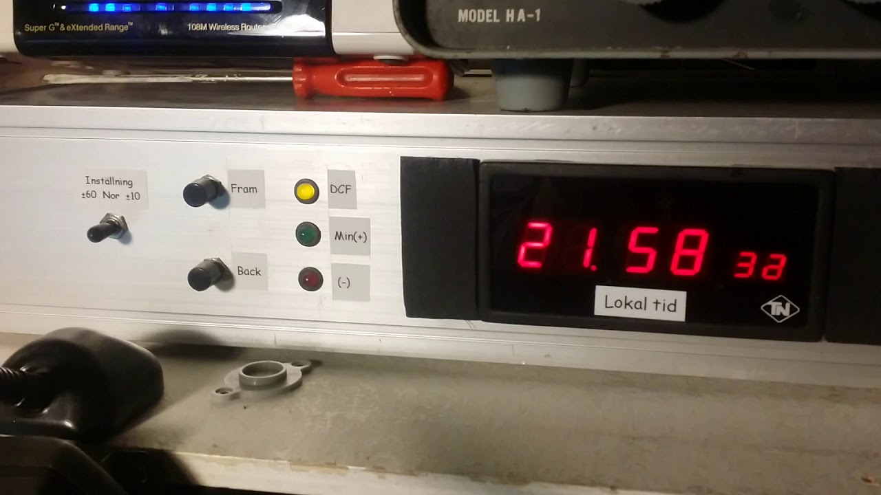 OH6NT - The DCF77 transmitter is QRV!
