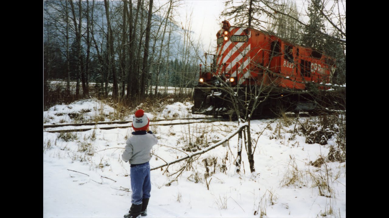 Last Run, Nakusp & Slocan Railway, 20 December 1988
