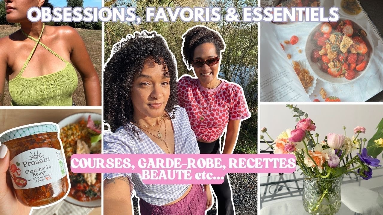 🌷 MUST-HAVE du PRINTEMPS 🌞 | Fav' COURSES, garde-robe, beaut&eacute; & lecture l&eacute;g&egrave;re 📖