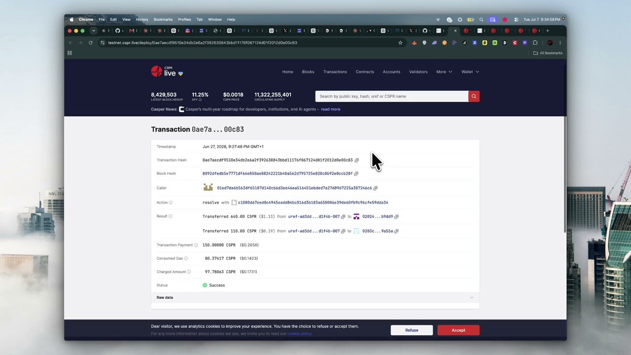 Writ - keep your tokenized assets compliant for life on Casper