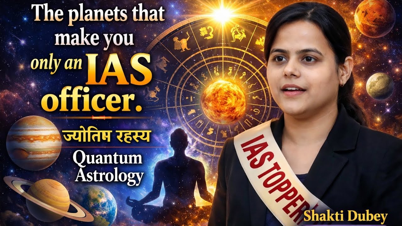 The planets that make you only an IAS officer|IAS yoga in horoscope 