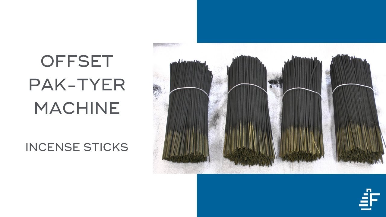 Incense Sticks Bundling Pak Tyer Offset Tying Machine