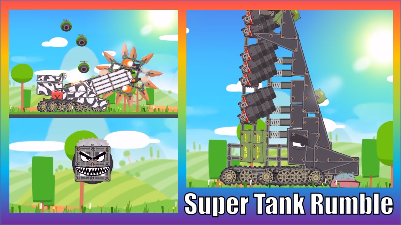 #lv25 Game xe tăng - Tổng hợp xe tăng dị nhất level 25 | Super tank rumble | Phim hoạt hình xe tăng