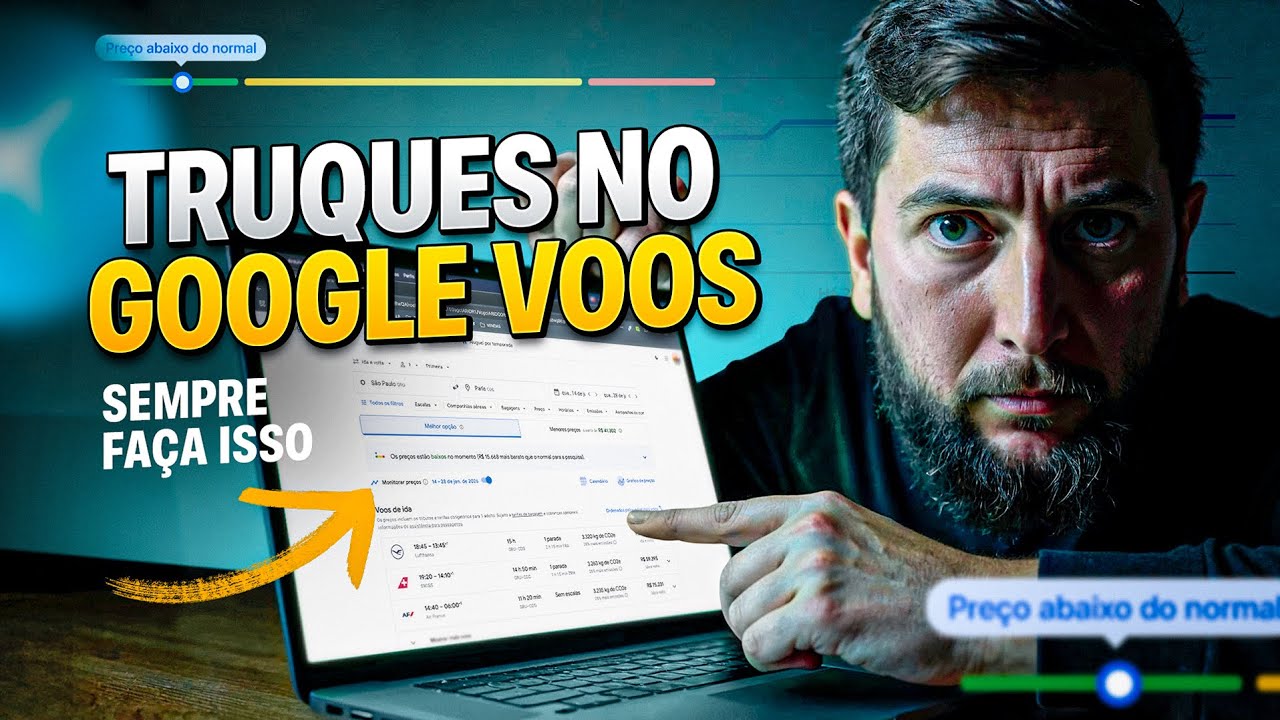 7 SEGREDOS do Google Flights para Desbloquear Voos MAIS BARATOS