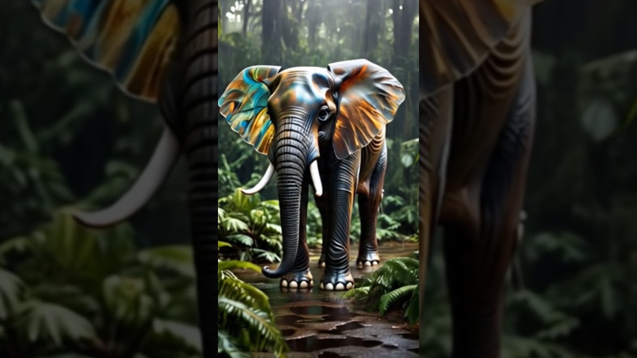 🥰🥰 elephant 😔😔#FunnyShorts #AnimalShorts #ElephantVlog #HindiShorts