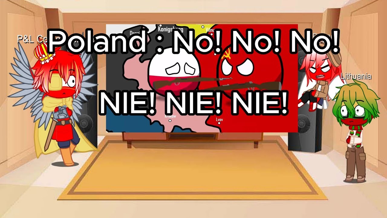 Coutryhuman React To Countryballs: Modern History Of Poland ( Gacha x Countryhuman )