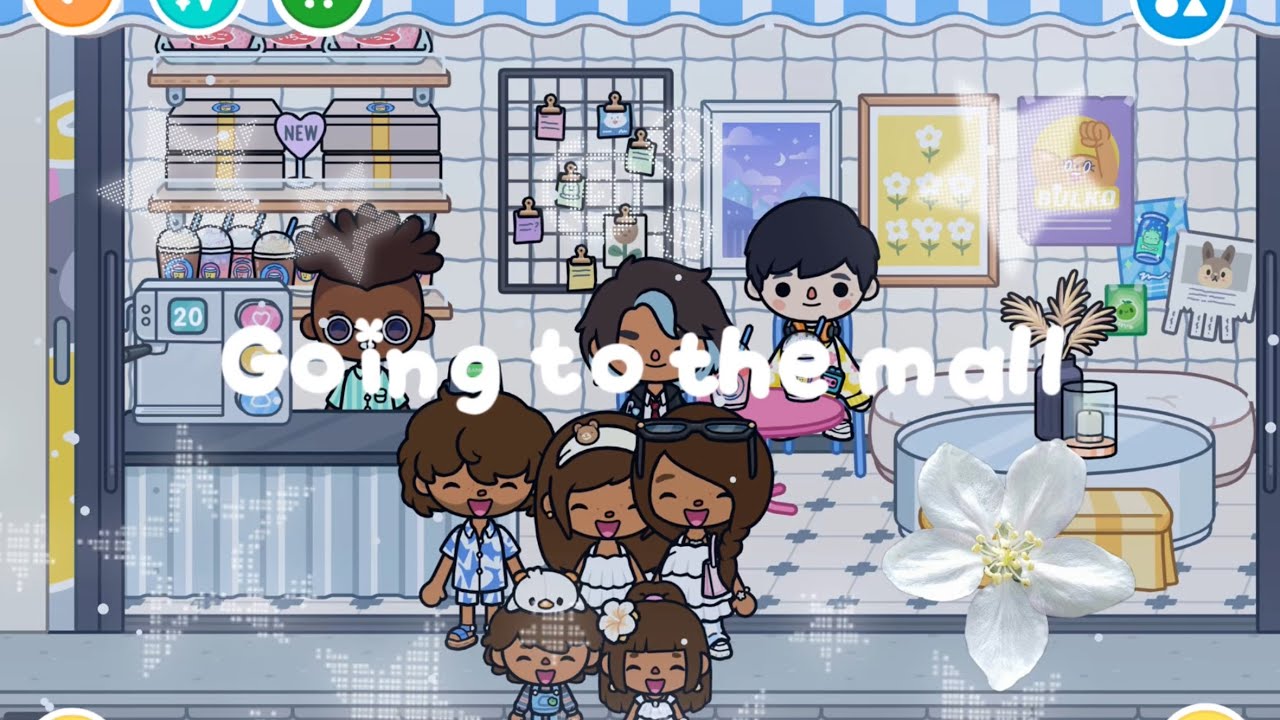 *Aesthetic*Going to the mall🧖‍♀️💅🪷💐🎍🫧||*Voiced*🎙||Toca Boca Life Roleplay🌿🐠🫧🪷⭐️