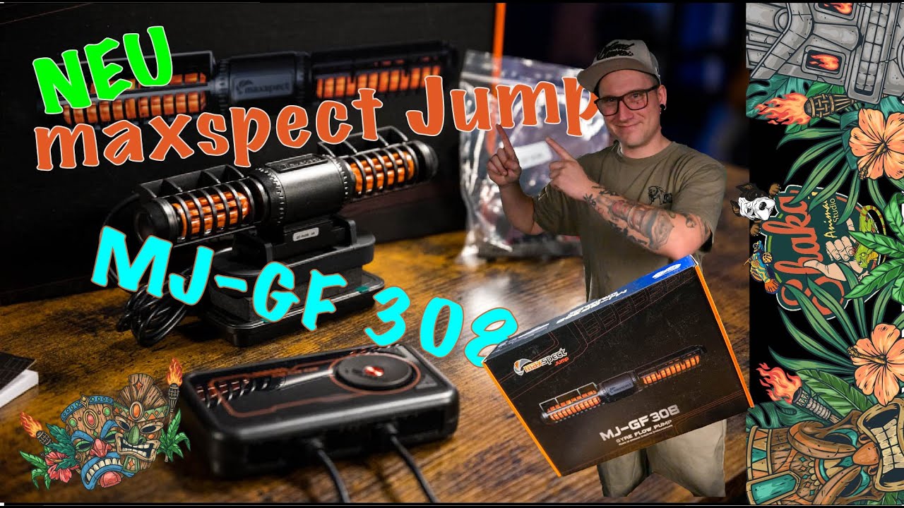Die Neue Maxspect Jump MJ-GF 308 Strömungspumpe wir Tunen unser Meerwasser Ableger Becken