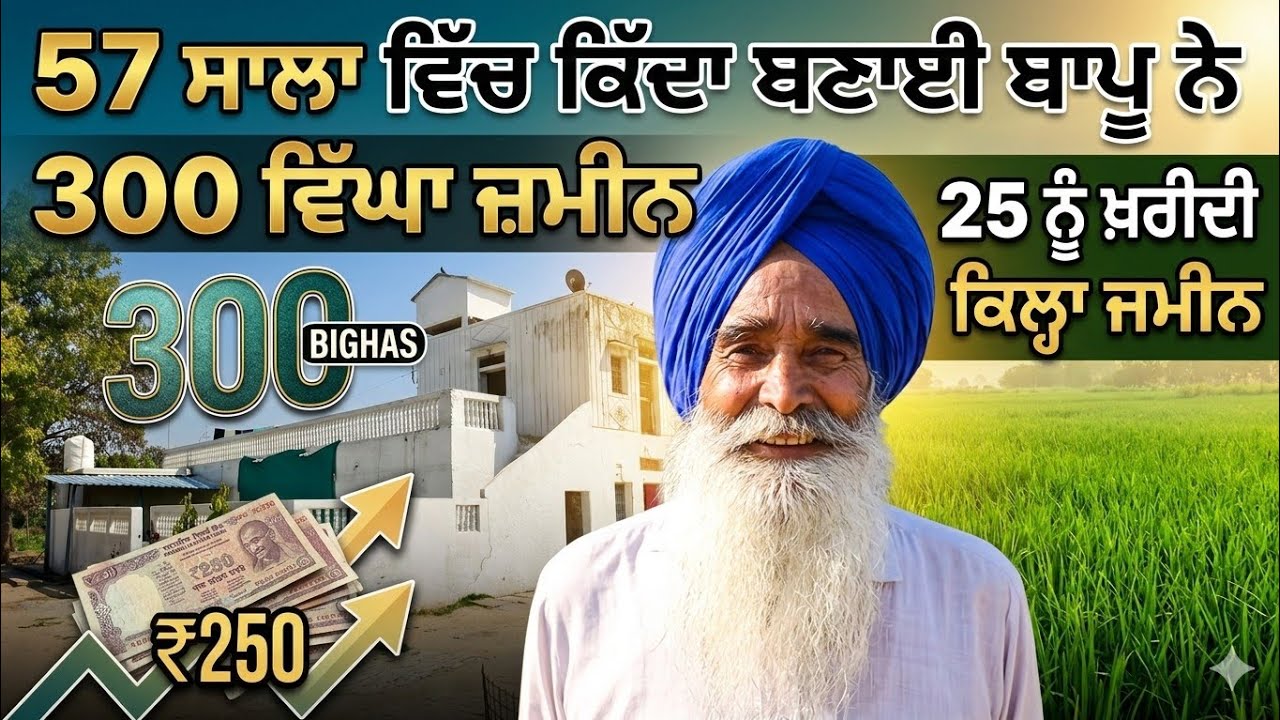 ਕੋਟੇ ਵਿੱਚ ਵੱਸਦੇ ਇਸ ਬਰਾੜ ਪਰਿਵਾਰ ਨੇ ਕਿੱਦਾ ਬਣਾਈ ਟੱਪਰੀਆਂ ਵਿੱਚ ਰਹਿ 300 ਵਿਘਾ ਜ਼ਮੀਨ। ਕਹਿੰਦੇ 200 ਨੂੰ ਵਿੱਘਾ 😲