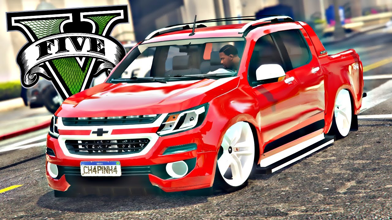 FUGA DA POLICIA DE S10 REBAIXADA FIXA - GRAND THEFT AUTO V - GTA V MODS