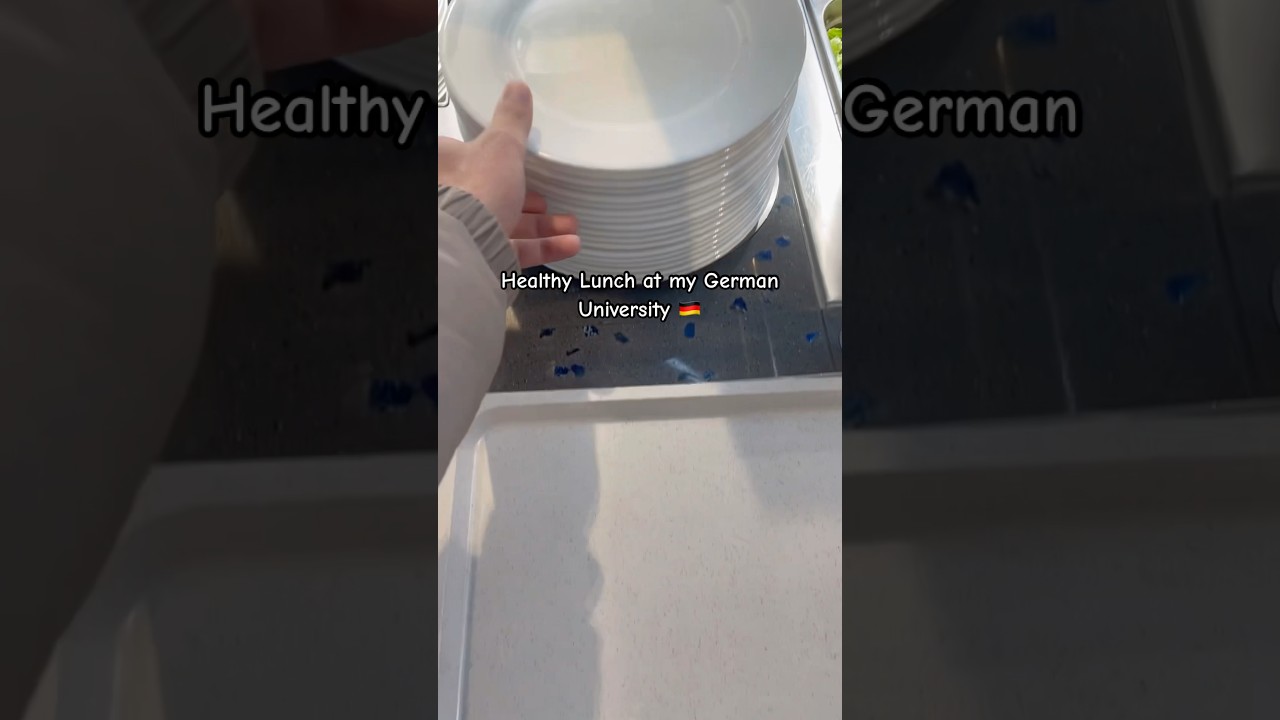 Healthy Lunch at my German University 🇩🇪 