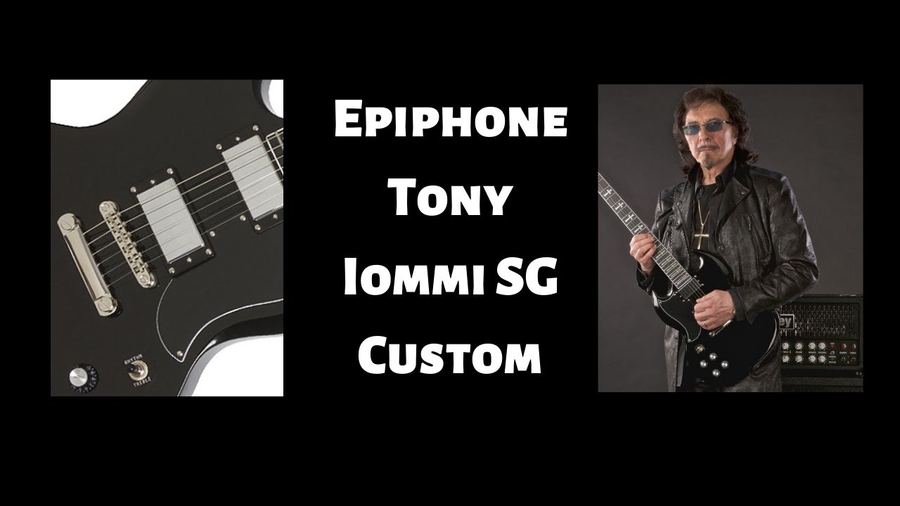 Epiphone Tony Iommi Signature SG Custom