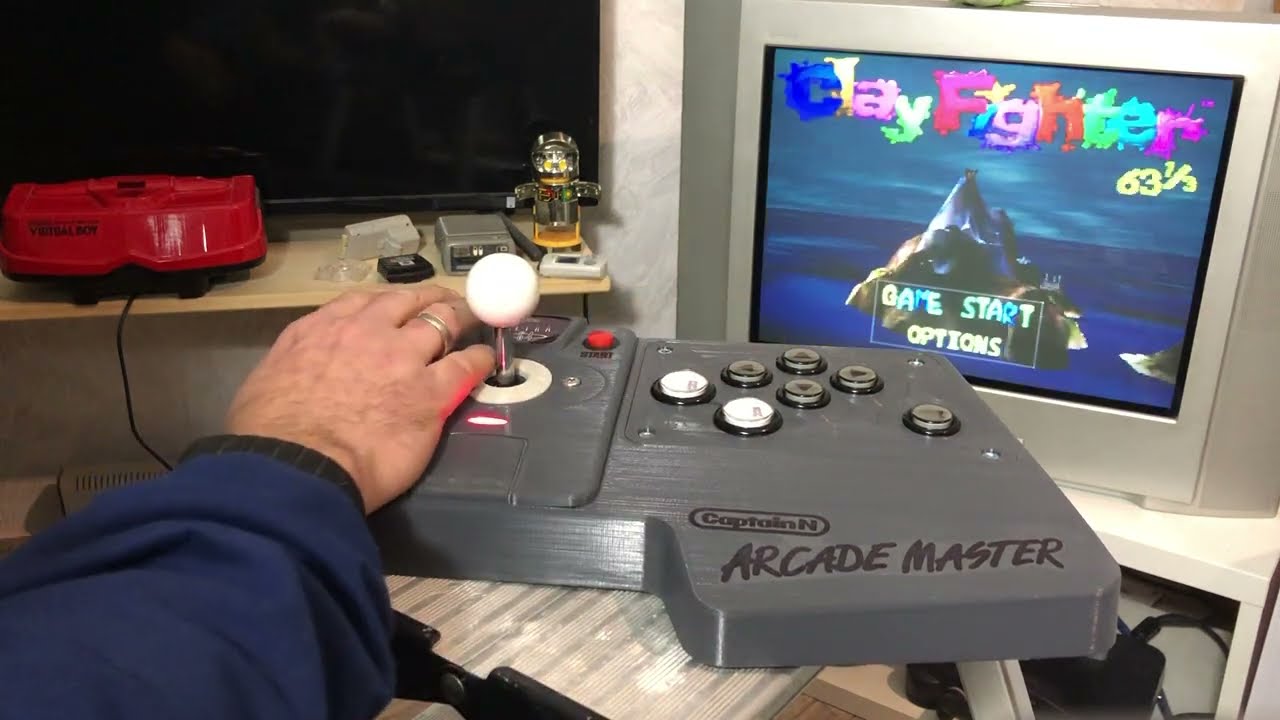 Clayfighter 63 1/3 (Nintendo 64) with the Ultra64 Arcade Master