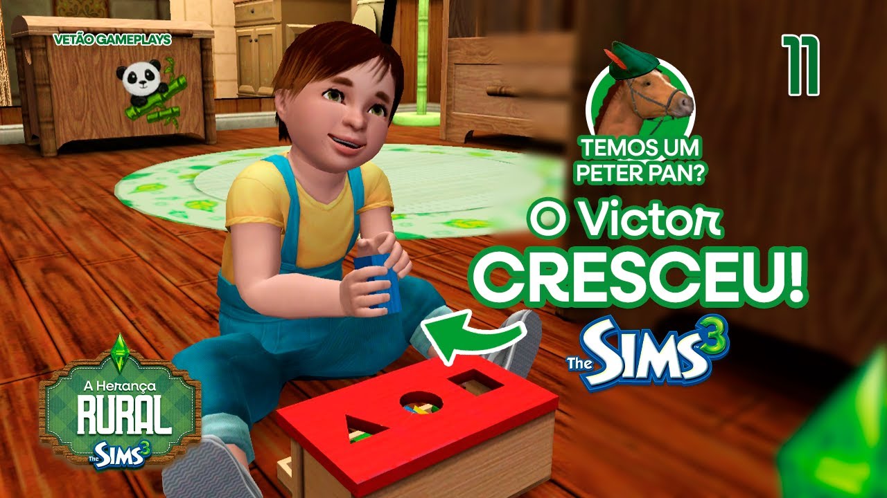 THE SIMS 3 | O Victor CRESCEU! 👶🏻✨ Já o Pedro... 🐴🤡 | Ep. 11