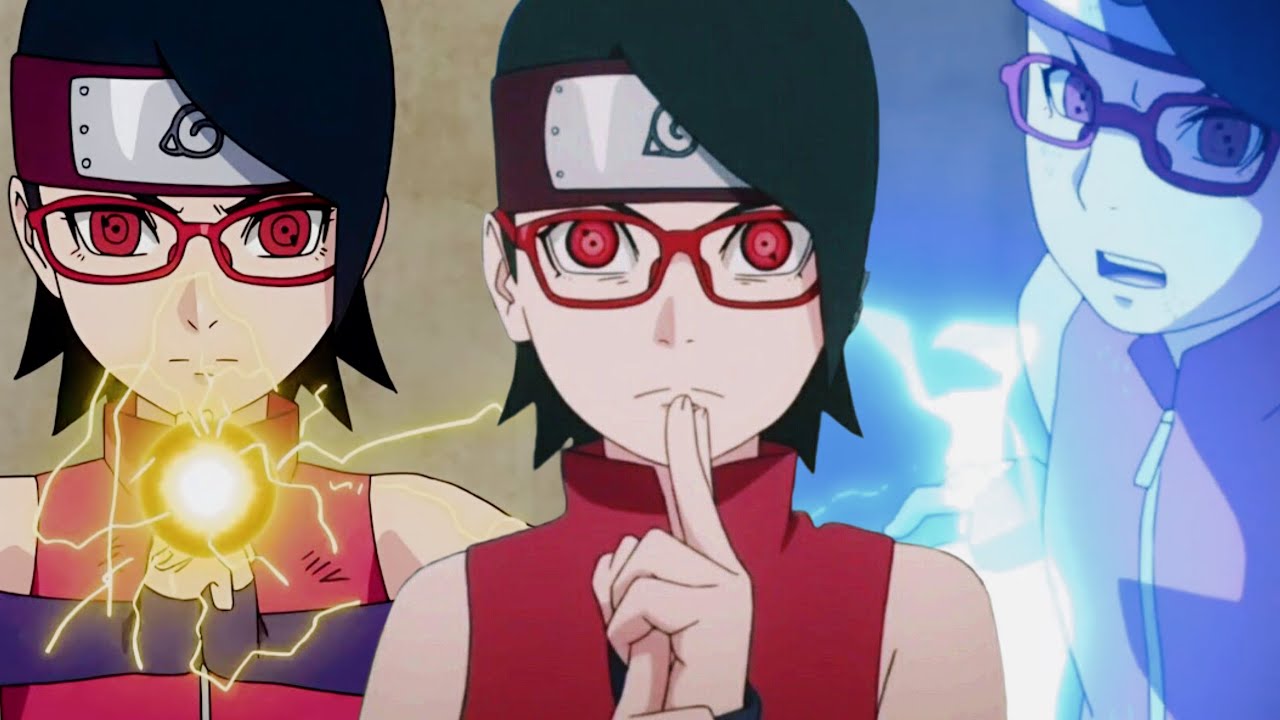 Sarada Uchiha: Powers & Fight Scenes | Boruto: Naruto Next Generation