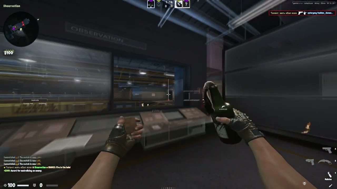 Wingman HvH HighLights with [NeverLose.cc]