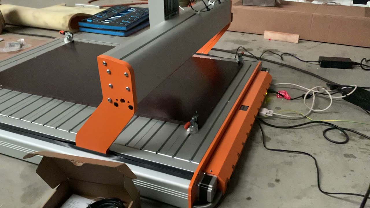 Stepcraft M.1000 - table setup (just perfect) Video 1