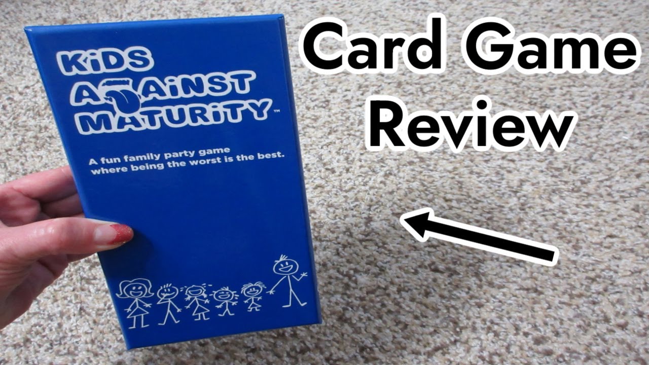 Is Kids Against Maturity an Appropriate Card Game For Kids?