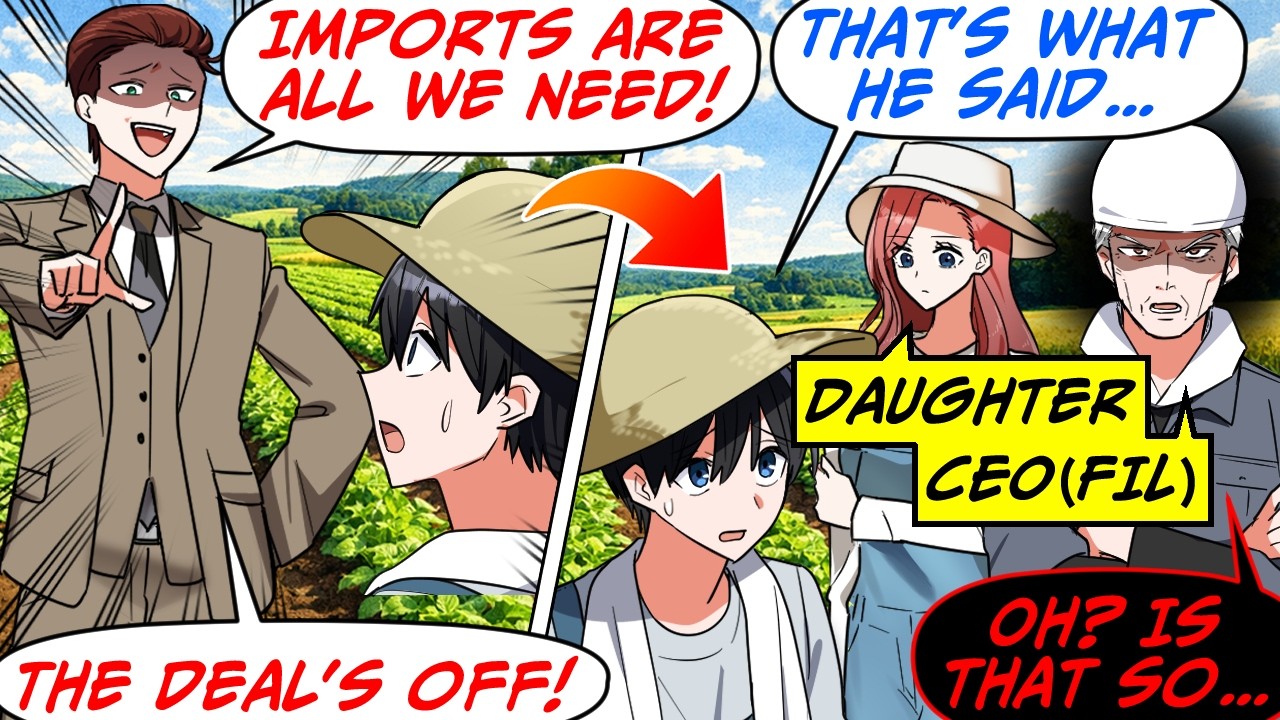 The New Client CEO Dissed Me For Being a Farmer & Canceled Our Deal! But&hellip;[RomCom Manga Dub]