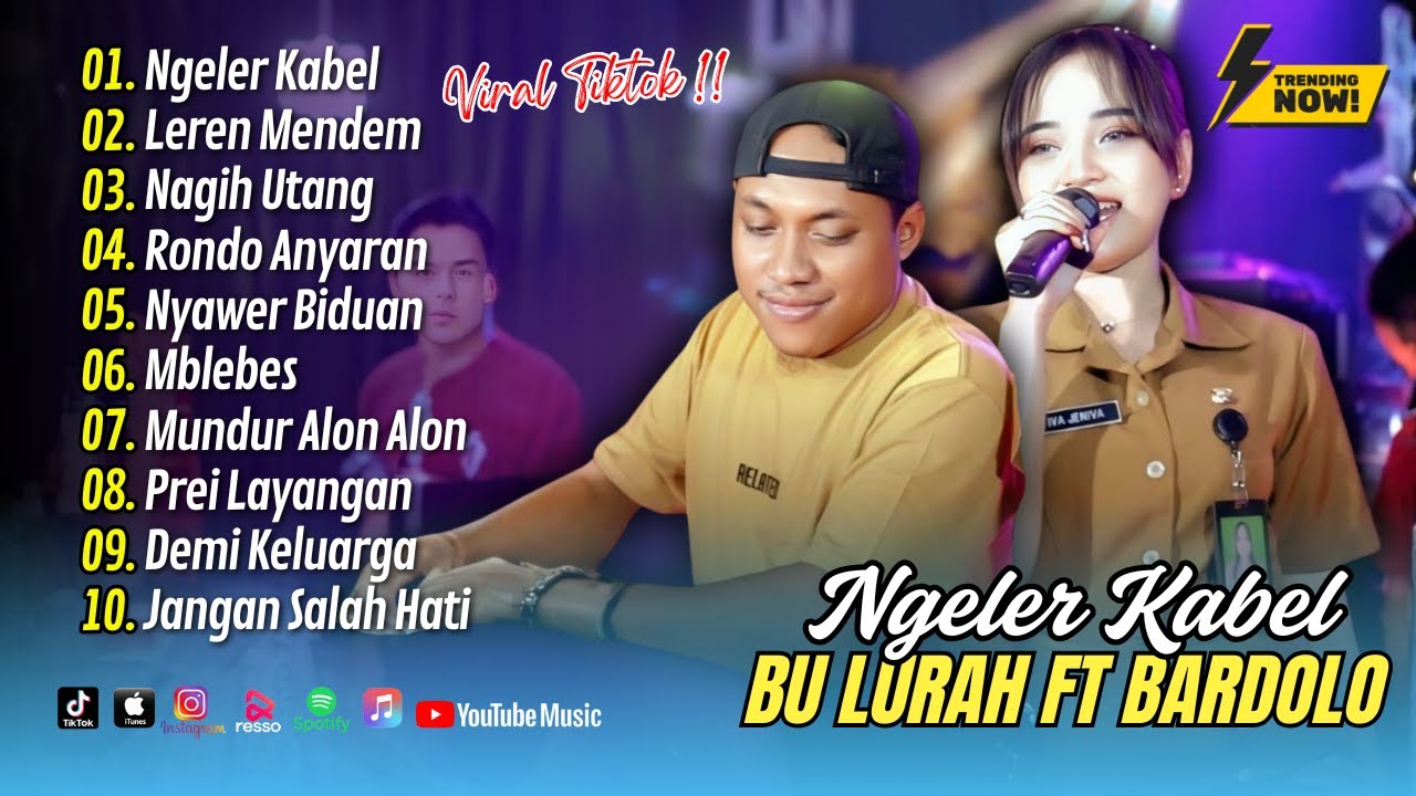 NGELER KABEL- Iva Jeniva (Bu Lurah) Ft Bardolo - LEREN MENDEM - NAGIH UTANG || ALBUM TERBARU 2025