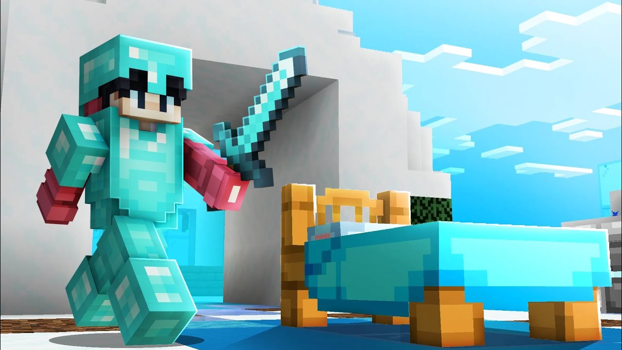 Hive bedwars under 4 min crazy 🔥