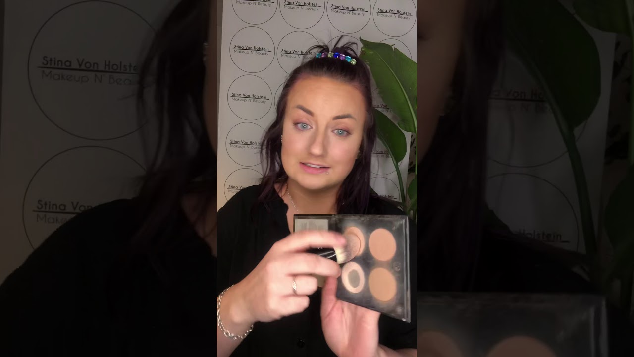 AFTEN MAKEUP ! L&aelig;kker hud med highligt og contour