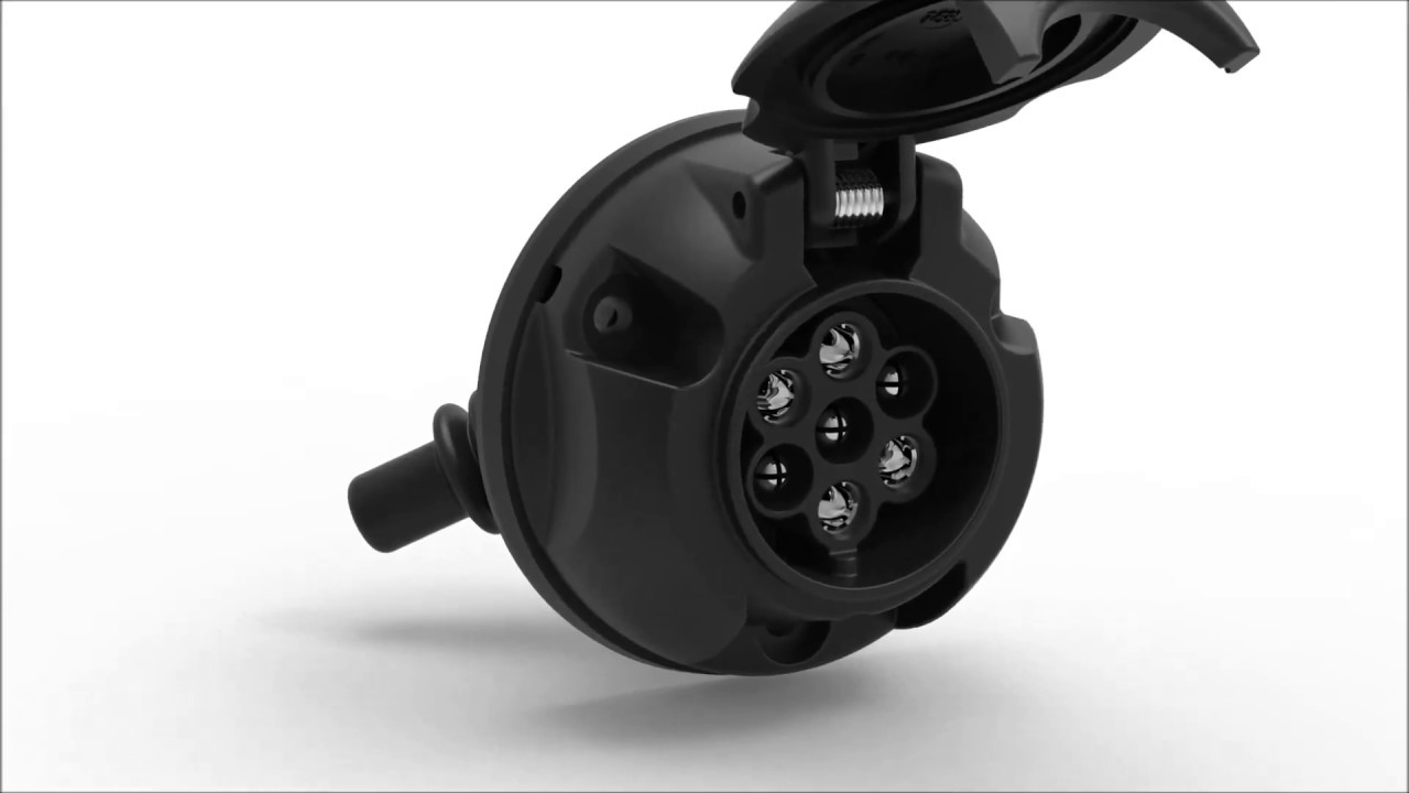 Wasserdichte 7P/12V EXPERT Steckdose (ISO 1724) - ERICH JAEGER