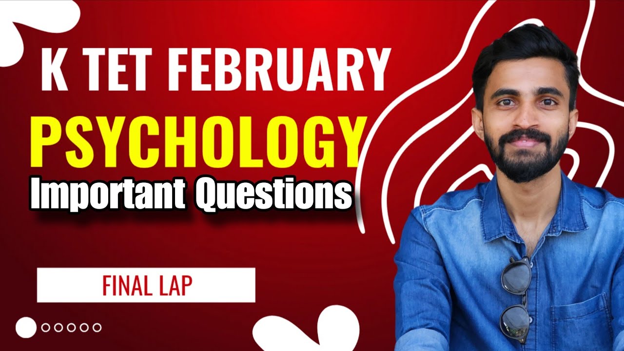 KTET FEBRUARY PSYCHOLOGY PREVIOUS QUESTIONS DISCUSSION/ IMPORTANT RANDOM QUESTIONS/ LET'S CRACK IT