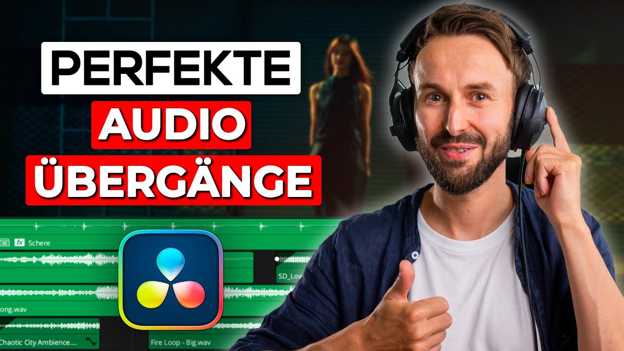 Die besten Audioübergänge für professionelle Videos! - DaVinci Resolve 19 (kostenlos)