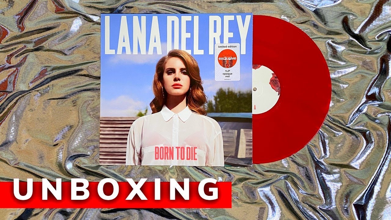 Lana Del Rey - Born To Die (Opaque Red Vinyl) Target | UNBOXING