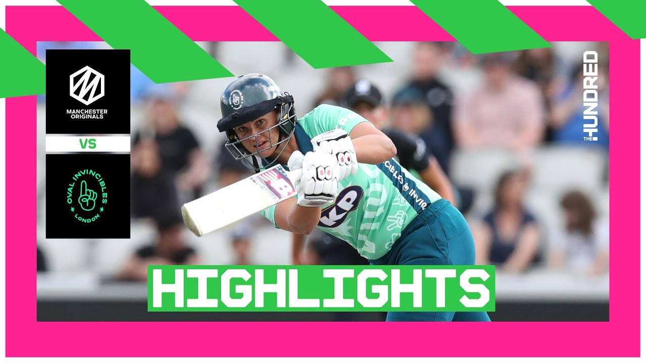Invincibles reach final! | Manchester Originals vs Oval Invincibles - Highlights | The Hundred 2022