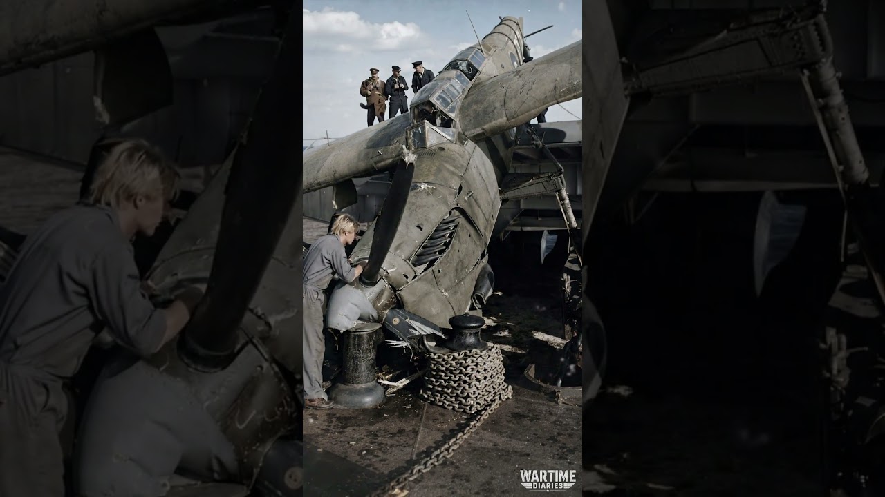 When the Brakes Fail on an Aircraft Carrier... 💥🚢 | WWII Short #shorts #ww2 2