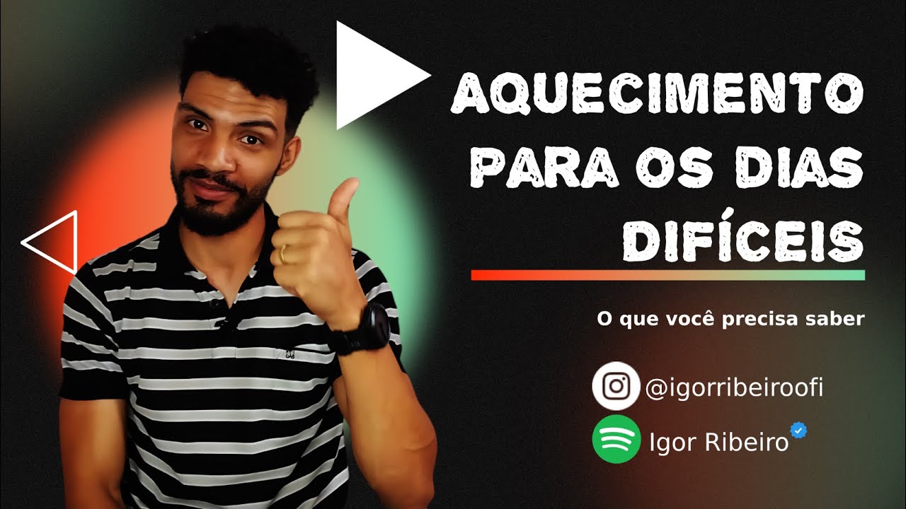 𝗔𝗤𝗨𝗘𝗖𝗜𝗠𝗘𝗡𝗧𝗢 𝗩𝗢𝗖𝗔𝗟 para 𝗗𝗜𝗔𝗦 𝗗𝗜𝗙𝗜́𝗖𝗘𝗜𝗦 | Igor Ribeiro