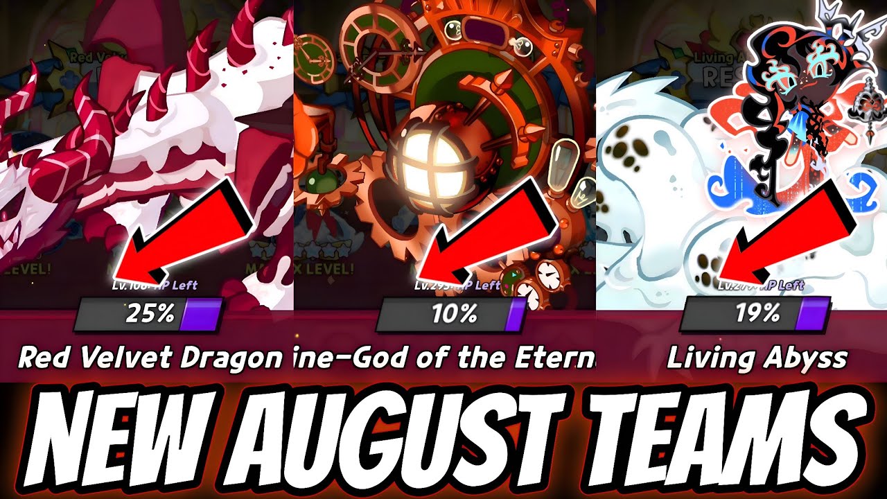 Лучшие команды для ГИЛЬДИЙНЫХ БОССОВ в августе 2026 года в Cookie Run: Kingdom!