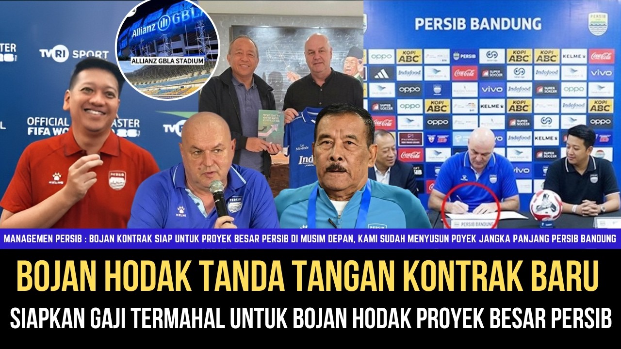🔵PERSIB GILA-GILAAN‼️Lobi Jenius Glenn Sugita Sukses, Bojan Hodak Jadi Pelatih TERMAHAL