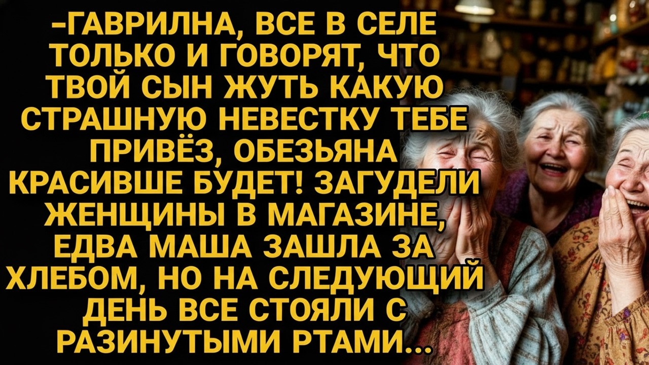 Всё село со смехом обсуждало страшную невестку, но на следующий день стояли с...