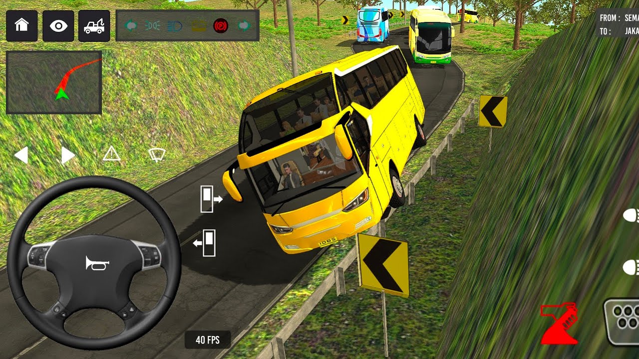 euro coach bus simulator 🤩😱|| new coach bus simulator part-46 Android gameplay 