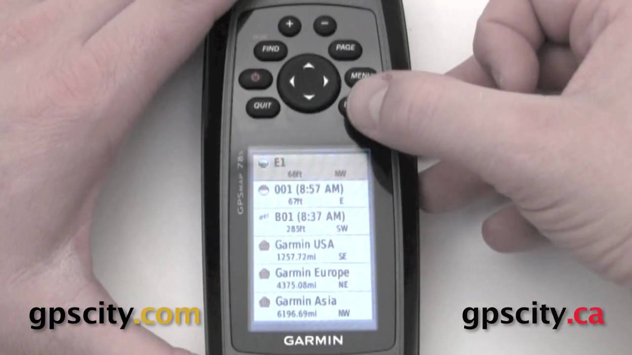 Proximity waypoints on the Garmin GPSMap 78 Series @ GPSCity