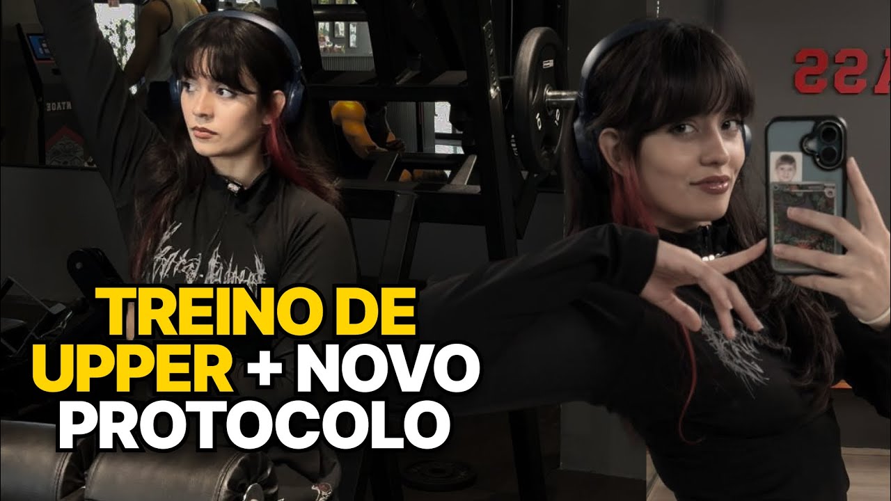 Treino de superiores + Atualização de treino e dieta 
