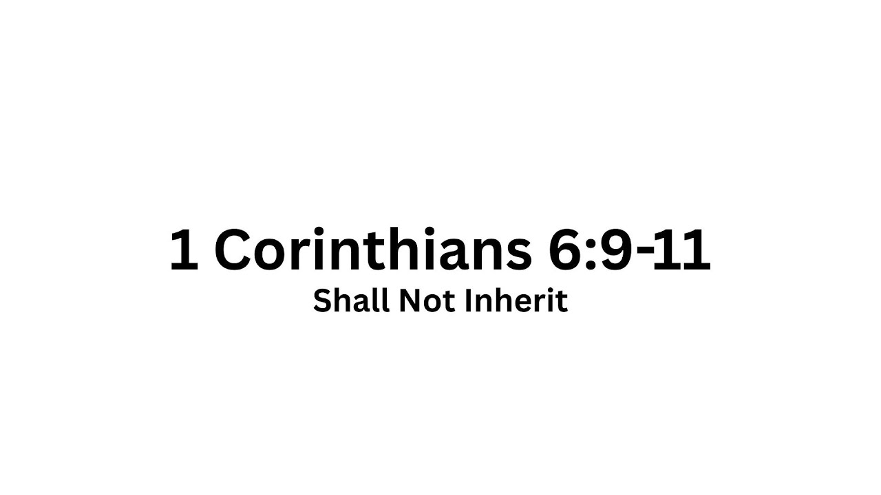 Shall Not Inherit
