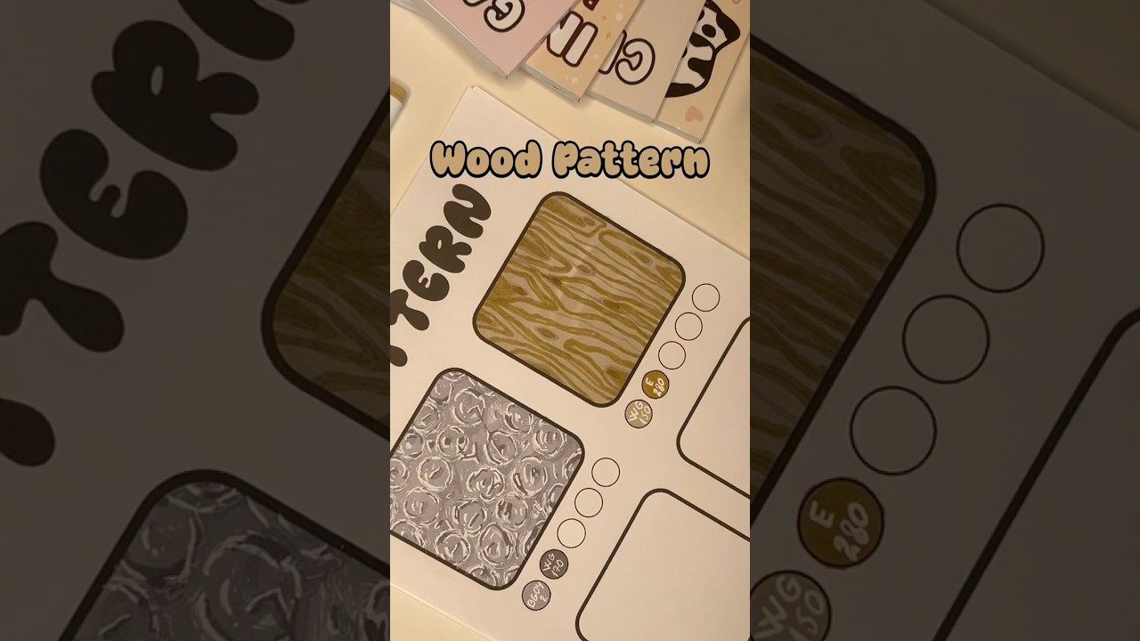 ASMR wood texture tutorial 🤎🪵  #asmrtutorial #asmrdrawing #asmrcoloring #markertutorial
