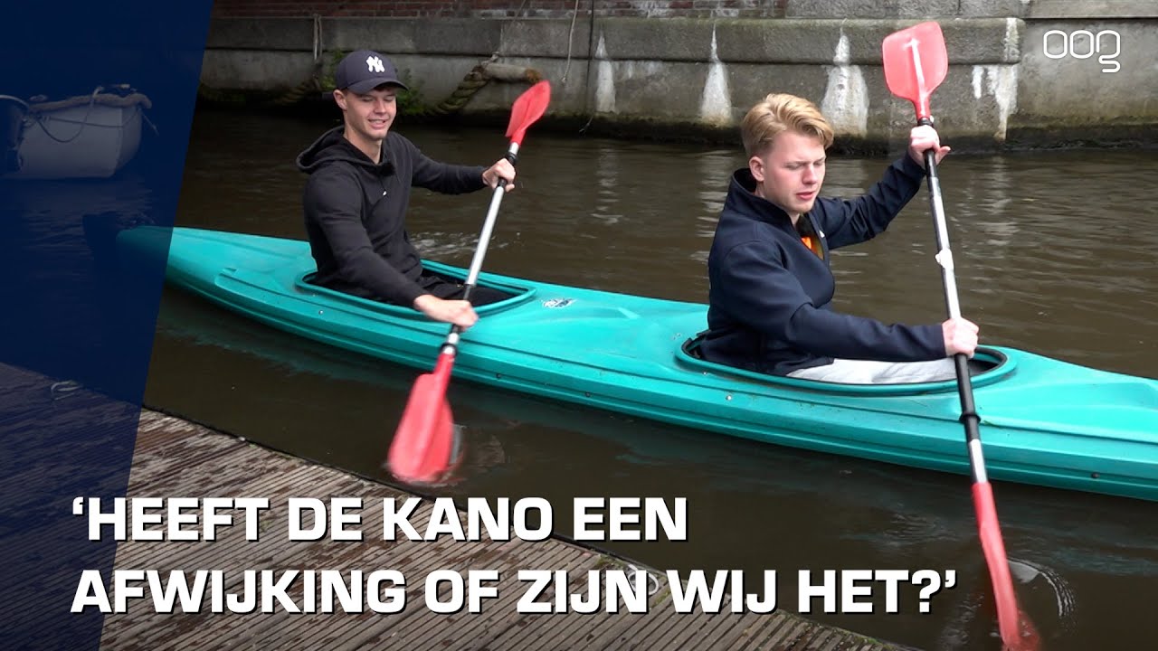 Herre en Jesper gaan met de kano naar Parijs varen