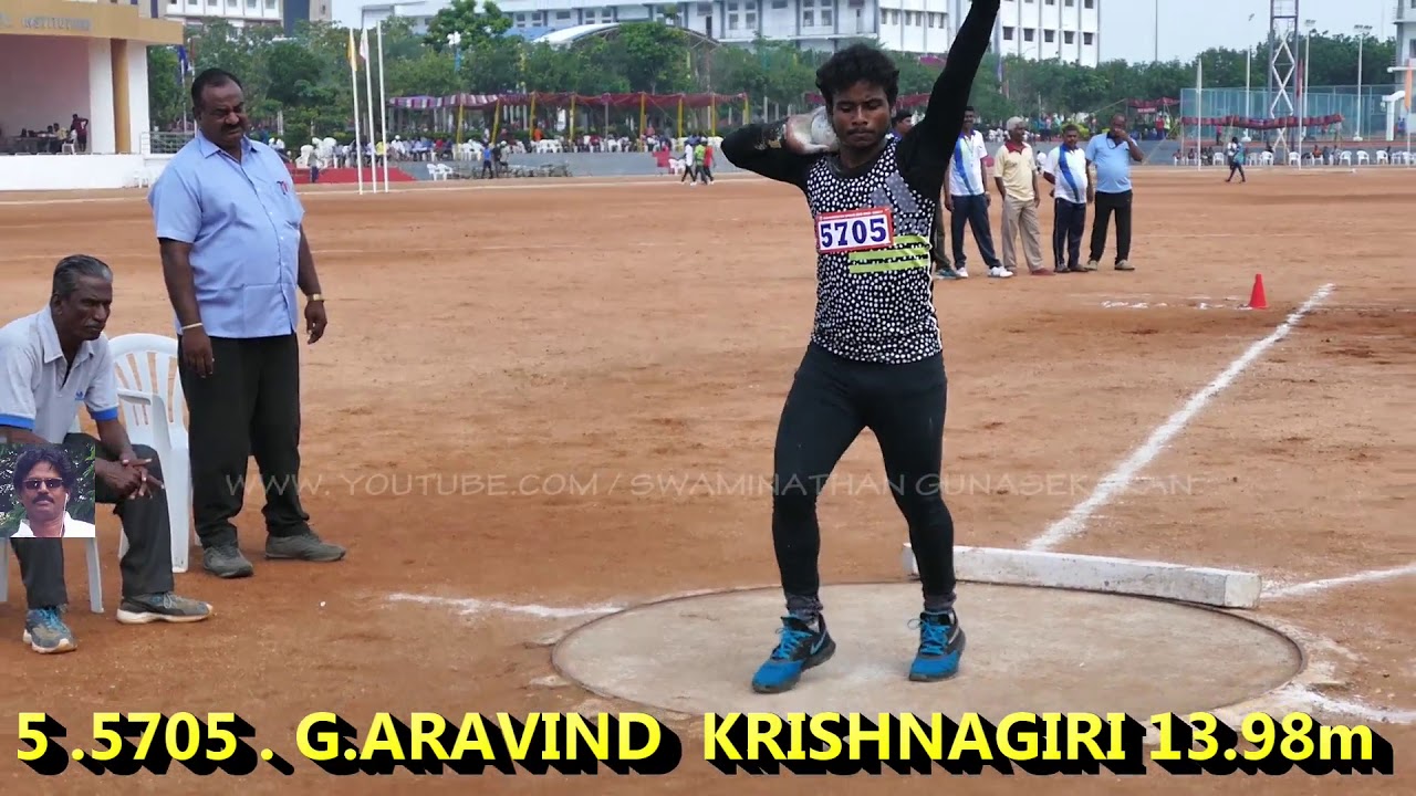 SHOT PUT FINAL /  BOY U17 AT TN STATE SCHOOL MEET -2019