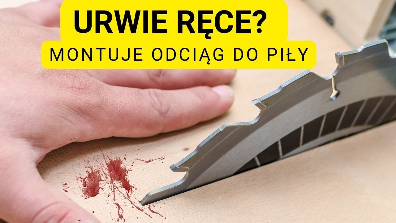 URWIE RĘCE? JAK samemu ZMIENIĆ odciąg do piły formatowej 😎 CORMAK FM 300SA - Unboxing