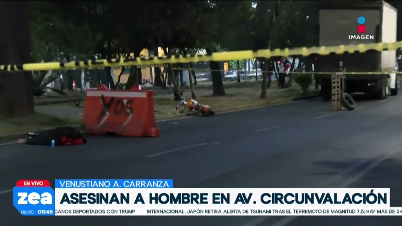 Asesinan a hombre sobre Av. Circunvalaci&oacute;n en CDMX | Noticias con Francisco Zea