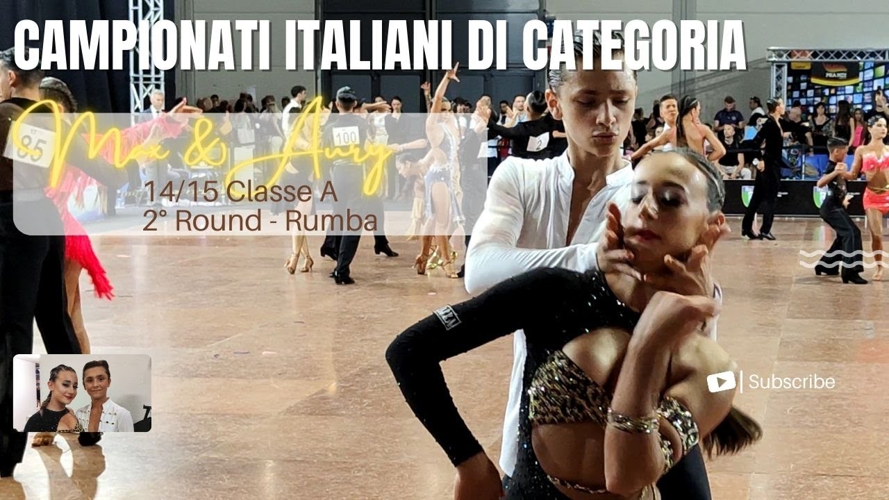 CAMPIONATI ITALIANI DI CATEGORIA FIDS 2023 - 14/15 anni - Classe A - 2° Turno - Rumba