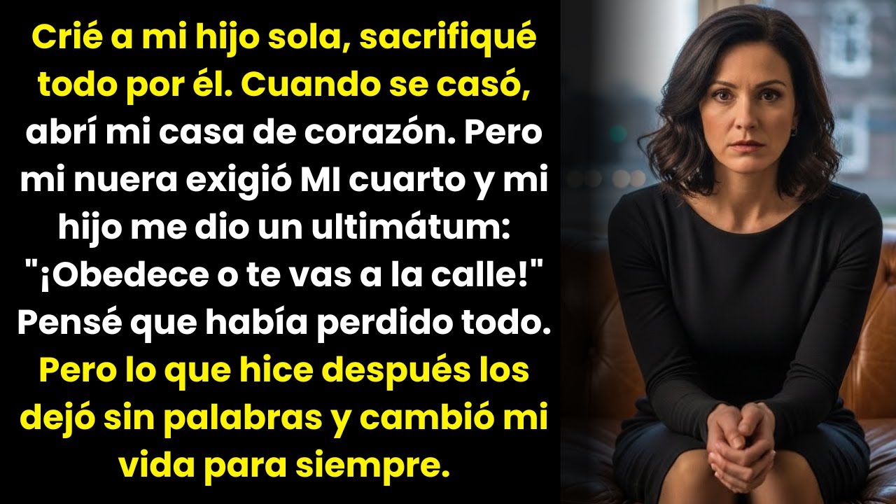 Mi nuera exigió mi cuarto y mi hijo me dijo “¡Obedece o te vas a la calle!” — Lo que hice después...