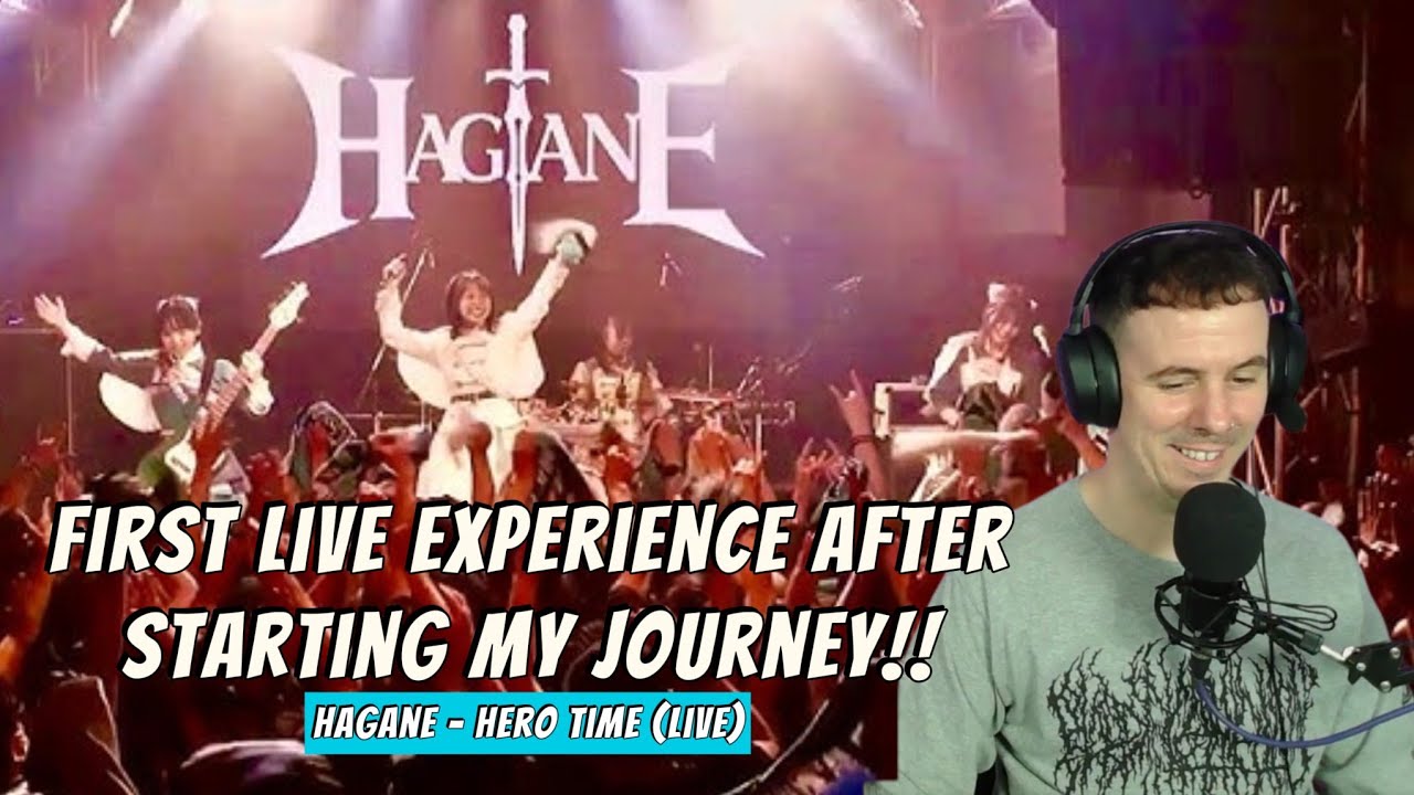 HAGANE – “Hero Time” (Live) | First Time Reaction