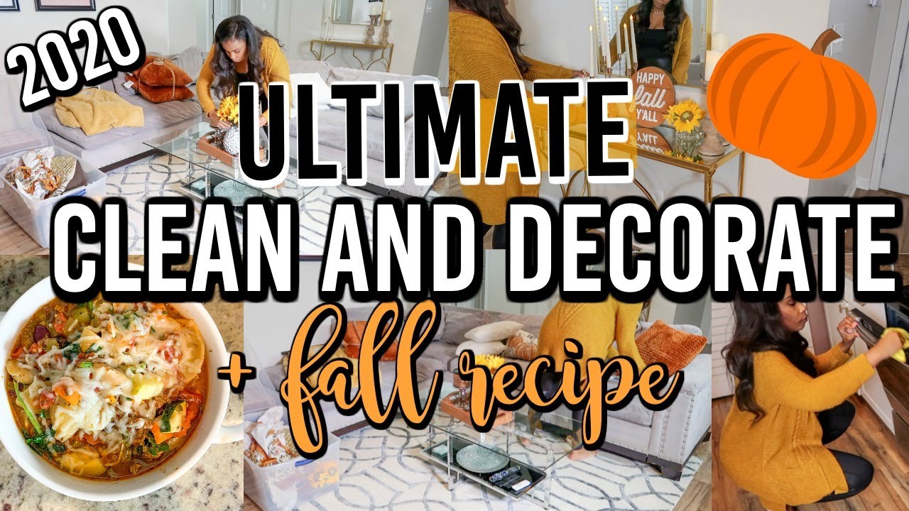 NEW FALL CLEAN AND DECORATE WITH ME 2020 | ULTIMATE FALL CLEANING MOTIVATION | LoveLexyNicole