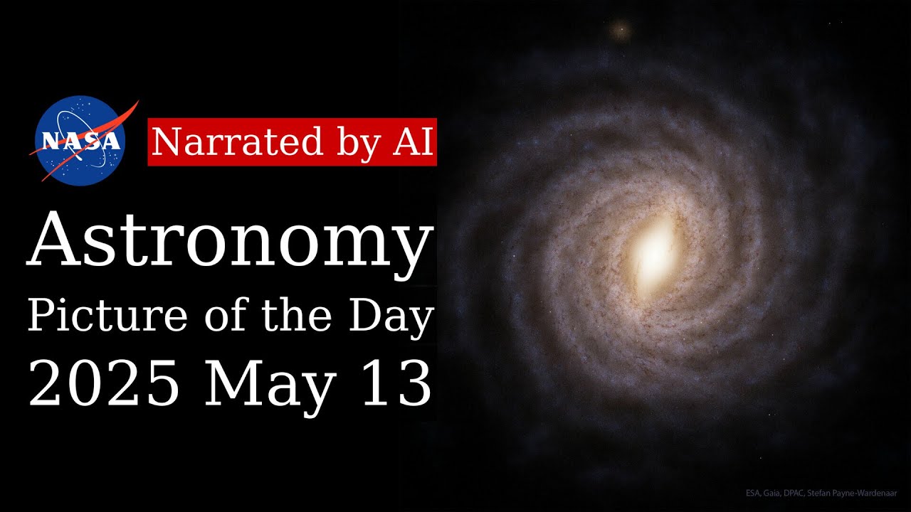 APOD: 2025-05-13 - Gaia Reconstructs a Top View of our Galaxy (Narrated by Amy)